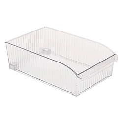 Five Simply Smart Bac de Rangement Frigo à Roulettes Streaks 20x31cm Transparent