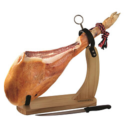 Paris Prix Support & Couteau Jambon 40cm Naturel