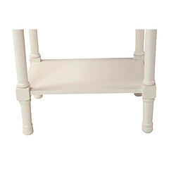 Alexandra House Living Table d'appoint en MDF de pin blanc, marron, 43 x 35 x 68 cm