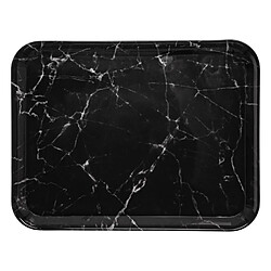 Five Simply Smart Plateau de Service Effet Marbre Mela 43cm Noir