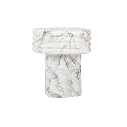 Alexandra House Living Table d'appoint blanche Sedit 37 x 37 x 42 cm