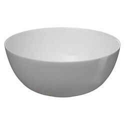 Secret De Gourmet Saladier en Verre Jeanne 21cm Blanc