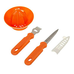 Five Simply Smart Set 3 Ustensiles de Découpe Agrume 22cm Orange