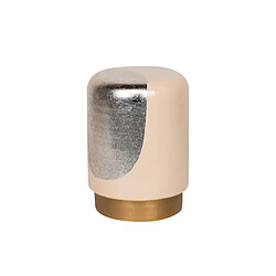 Alexandra House Living Tabouret/table d'appoint en métal rose 30 x 30 x 40 cm