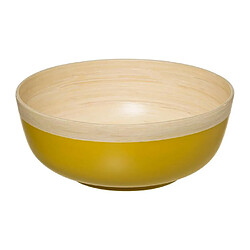 Five Simply Smart Saladier Rond Bambou Modern 30cm Moutarde