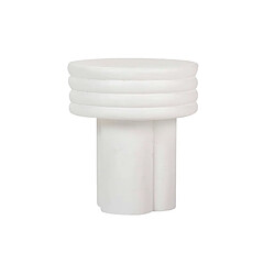 Alexandra House Living Table d'appoint blanche Sedit 37 x 37 x 42 cm