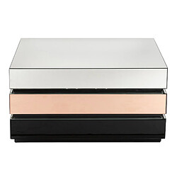 Alexandra House Living Table basse miroir Aurham 91 x 91 x 46 cm