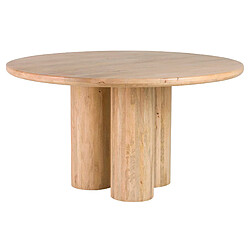 Alexandra house living Table à manger bois de manguier - Marron