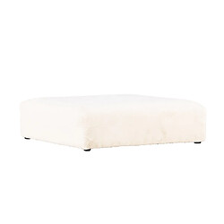 Avis Paris prix Pouf XL effet fourrure - Beige