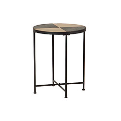 Alexandra House Living Table d'appoint en métal doré 40 x 40 x 50 cm