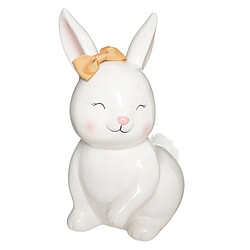 Atmosphera Tirelire Enfant Lapin 22cm Blanc