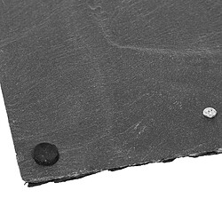 Avis Secret De Gourmet Plateau de Présentation Ardoise 40cm Gris