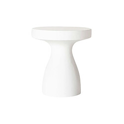 Alexandra House Living Table d'appoint blanche Sedit 51 x 51 x 55 cm