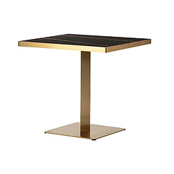 Alexandra house living table à manger marbre - Noir et or