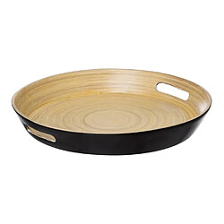 Five Simply Smart Plateau Rond en Bambou Modern 42cm Charbon