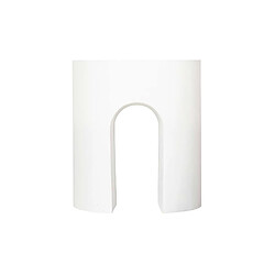 Alexandra House Living Table d'appoint/tabouret Sedit blanc 41 x 41 x 47 cm