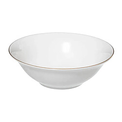Secret De Gourmet Saladier en Porcelaine Petit Salon 22cm Blanc 