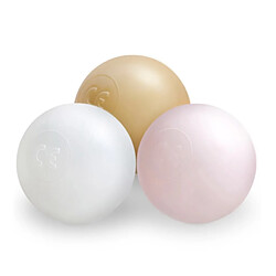 1001jouets 200 balles de piscine 6 cm or/rose