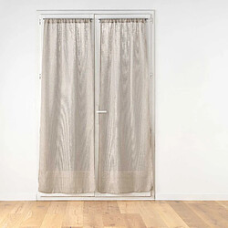 Paris Prix Paire de Voilages Passe-Tringle Haltona 70x240cm Noisette