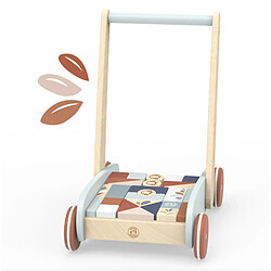 1001jouets Chariot de marche et formes - Beige
