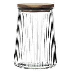 Paris Prix Bocal en Verre Design Acacia 95cl Transparent
