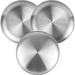 Vendos85 Assiette en acier inoxydable 304 – 20 cm durable et élégante