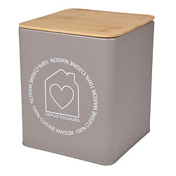 Paris prix Boîte de conservation métal - Taupe