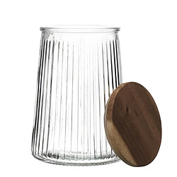Paris Prix Bocal en Verre Design Acacia 95cl Transparent