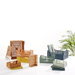 Acheter Paris prix Cagette de rangement pliable - Bleu minéral