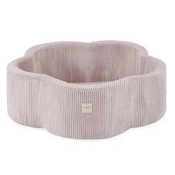 1001jouets Piscine sèche 95x30 velours côtelé rose