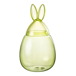 Paris Prix Bocal Design en Verre Lapin 39cm Vert