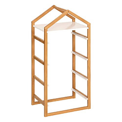 Atmosphera meuble de rangement 4 bacs - Blanc