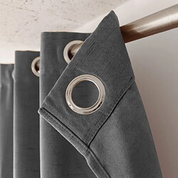 Paris Prix Rideau Occultant Isolant Floppy 140x240cm Anthracite