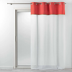 Paris Prix Rideau Voilage à Œillets Kelonia 140x240cm Orange