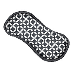 Paris Prix Lot de 3 Éponges Microfibre Geoflower 18cm Noir & Blanc