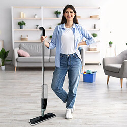 Avis Paris Prix Balai Mop Vaporisateur 630ml Anthracite & Bleu Givré