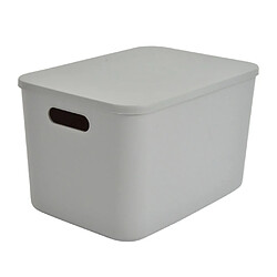 Paris prix Boîte de rangement avec couvercle - Gris