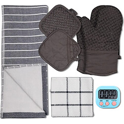 Vendos85 Set 7 Accessoires Cuisine Résistants à la Chaleur
