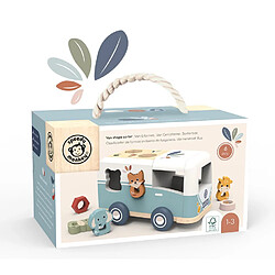 1001jouets Boîte à formes en bois - Beige