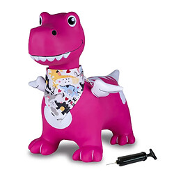 Jamara animal sauteur dinosaure HoppyDoo - Rose