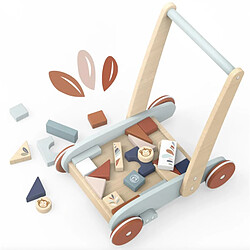 1001jouets Chariot de marche et formes - Beige
