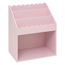 Atmosphera Bibliothèque enfant festonnée - Rose