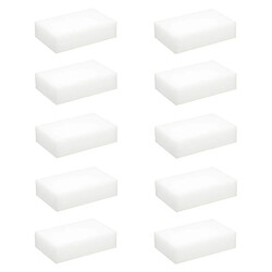 Five Simply Smart Lot de 10 Éponges Magiques Gomme 10cm Blanc