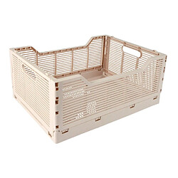 Paris prix Cagette de rangement pliable - Naturel