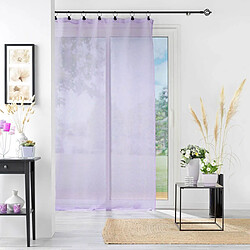 Acheter Paris Prix Rideau Voilage à Anneaux Linka 140x240cm Lilas