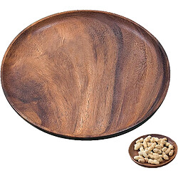 Vendos85 Planche Ronde en Acacia Massif – 20?cm, Polyvalente