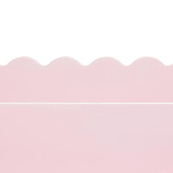 Atmosphera Bibliothèque enfant festonnée - Rose