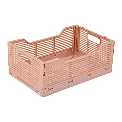 Paris prix Cagette de rangement pliable - Rose