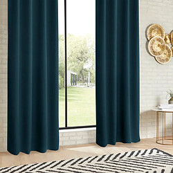 Atmosphera Rideau Occultant Topa 140x260cm Bleu Égéen