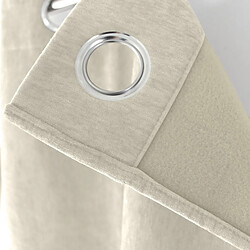 Paris Prix Rideau Thermique Occultant Velvet 140x260cm Écru